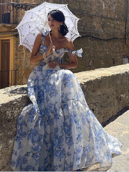 spring summer fashionable long elegant evening dress