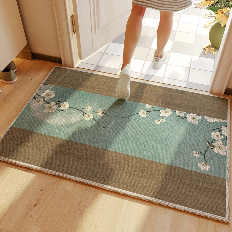 Новый придверный коврик в китайском стиле, элитный коврик для входной двери, ковер для прихожей и гостиной, коврик для фойе, грязеотталкивающий придверный коврик.