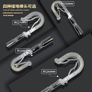 27.5KV Portable Short-circuit Grounding Rod Special for Railway Track Maintenance