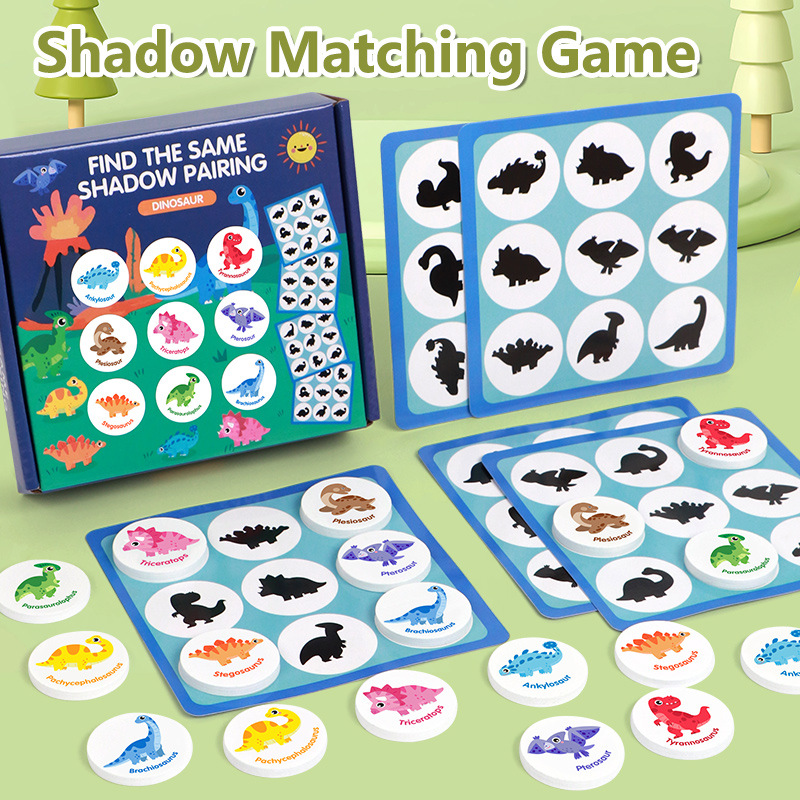 Cross-border New Product Shadow Matching Ocean Animal Dinosaur Puzzle...