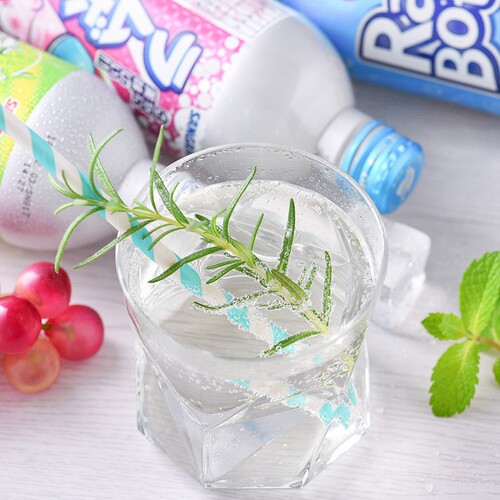 Japan's original imported Sanjiali 500ML grape and honeydew melon original soda carbonated drink whole box wholesale