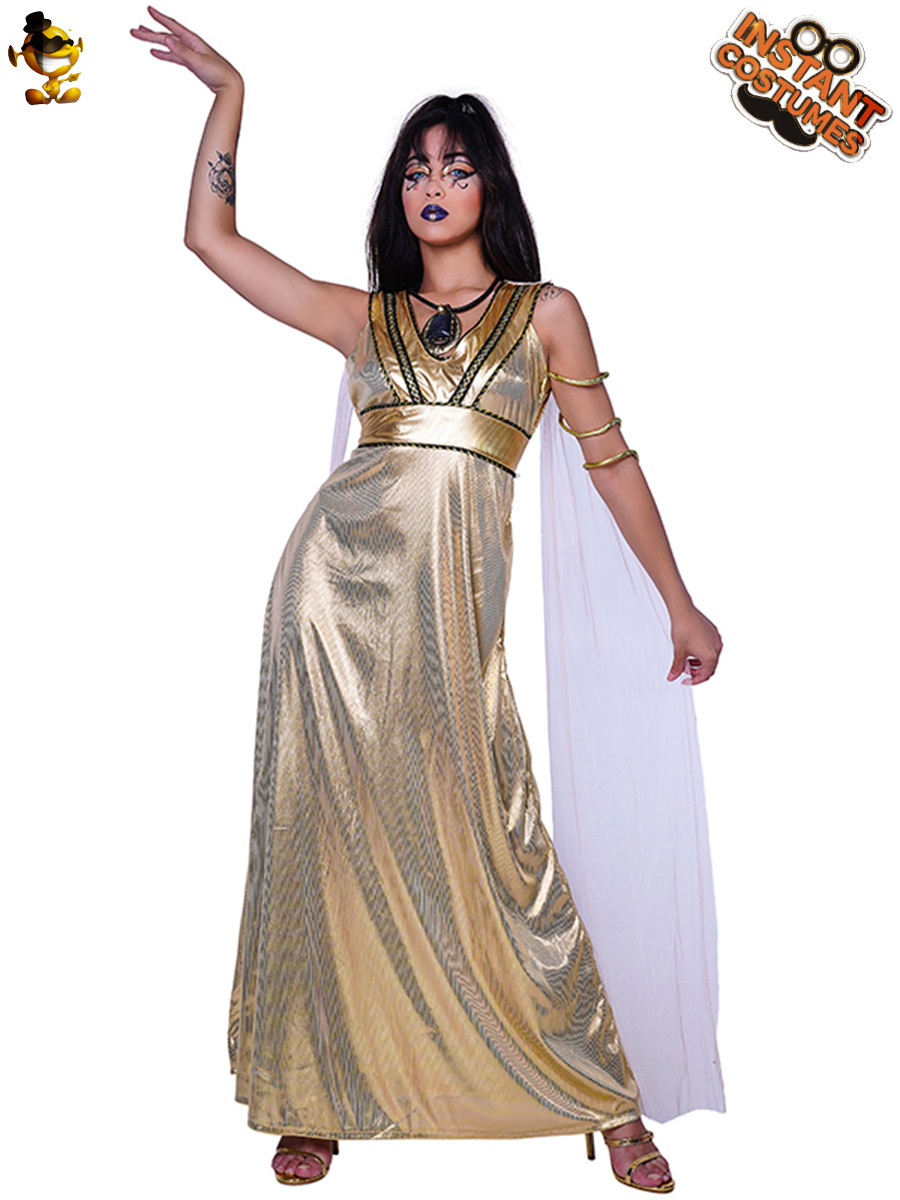 Mujeres adultas de Halloween Cleopatra vestido REINA DE Egipto vestido de fiesta Cosplay ropa