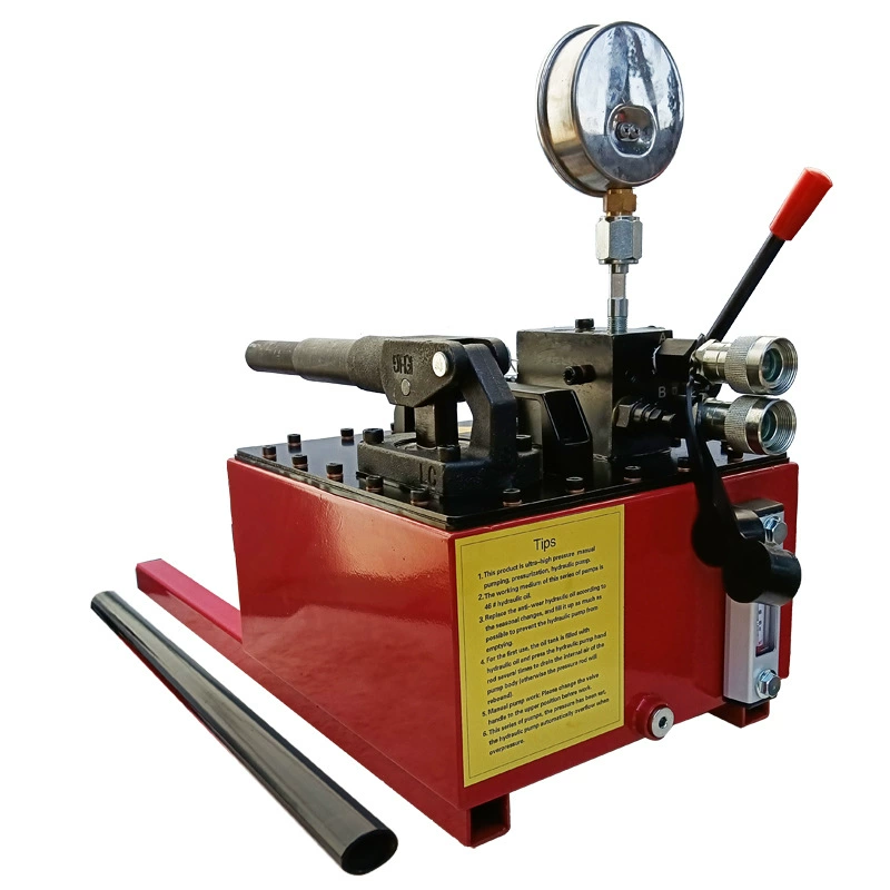 10T20T50T100T ручной гидравлический насос для разделения гидравлических домкратов с большим рабочим объемом ручной масляный насос двойного действия