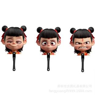 Export Fan Exhibition Brand Promotion Gifts High Quality Pp Fan Customization New Environmentally Friendly Pp Advertising Fan Customization