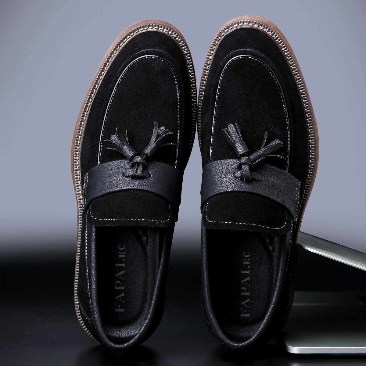 Fashion slip on shoes for men business casual shoes loafers office commuting casual men's shoes_voghion.com