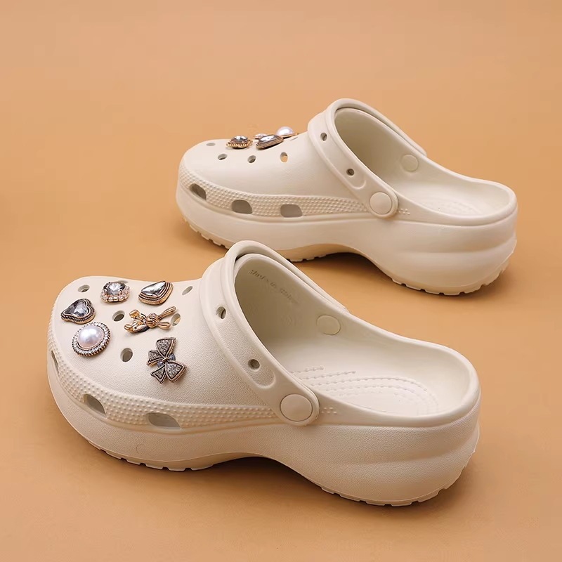 Classic Puff (4.1cm) Women's Cloud Clog Shoes Fashionable Outdoor Thick-Soled Height-Increasing Closed-Toe Slippers Classic Puff (4.1cm) Women's Cloud Clog Shoes Fashionable Outdoor Thick-Soled Height-Increasing Closed-Toe Slippers