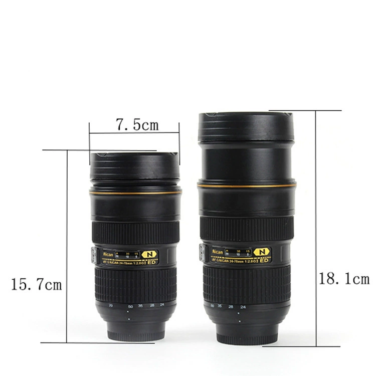  Camera, coffee lens stainless steel for men and women for elementary school students, internet celebrity