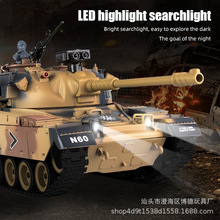 跨境金属遥控坦克玩具车虎式虎一履带式无线电动对战可发射遥控车