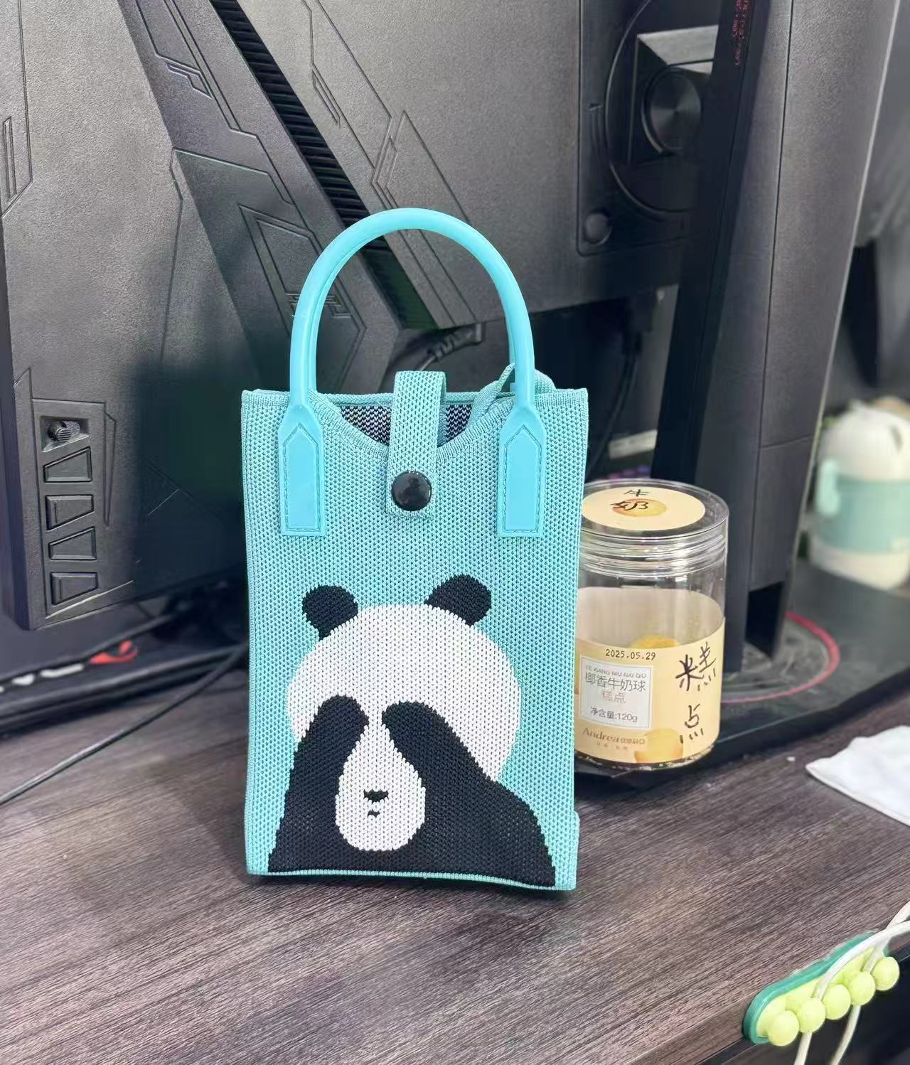 verde. El panda