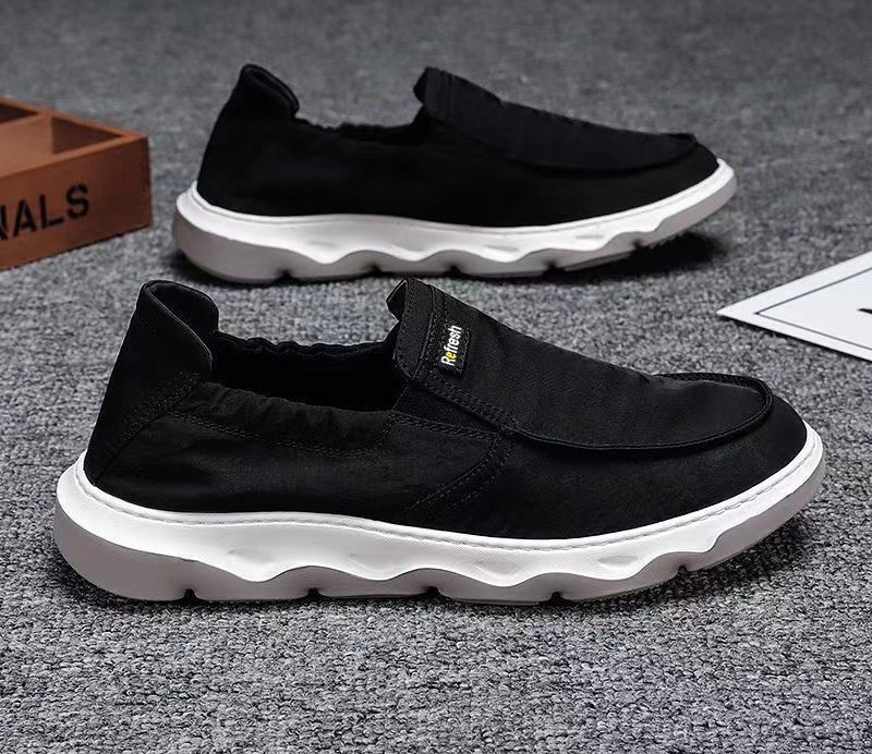 Men's Spring And Summer Breathable Old-style Cloth Shoes, Men's Fashion Trendy Youth Slip-on Versatile Casual Round-toe_vogvips.com