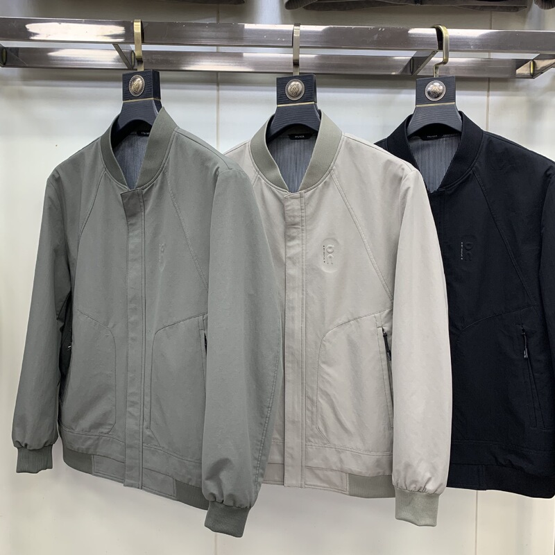 2026 Spring New Style Jacket Men's Baseball Collar Youth Men's Loose Jacket Casual Top Spring and Autumn Dad Wear
