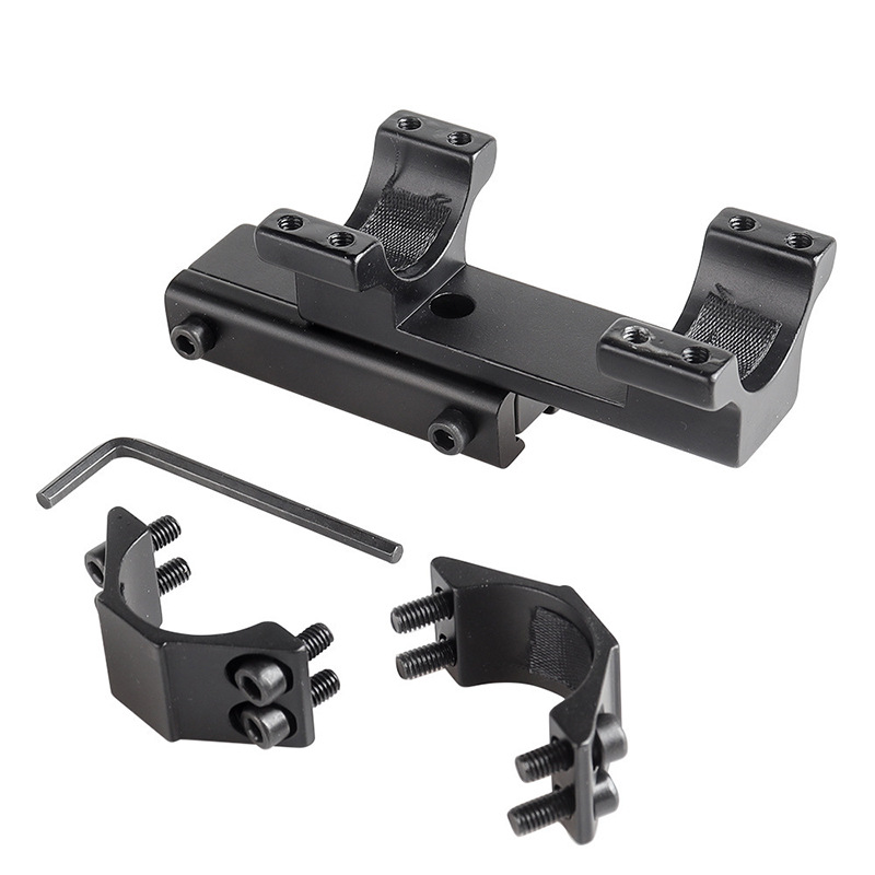 25.4 mm tubo unido abrazadera de tubo de fijación 11 mm / 21 mm visor de ranura de tarjeta abrazadera de tubo unido abrazadera de tubo de soporte de extensión posterior