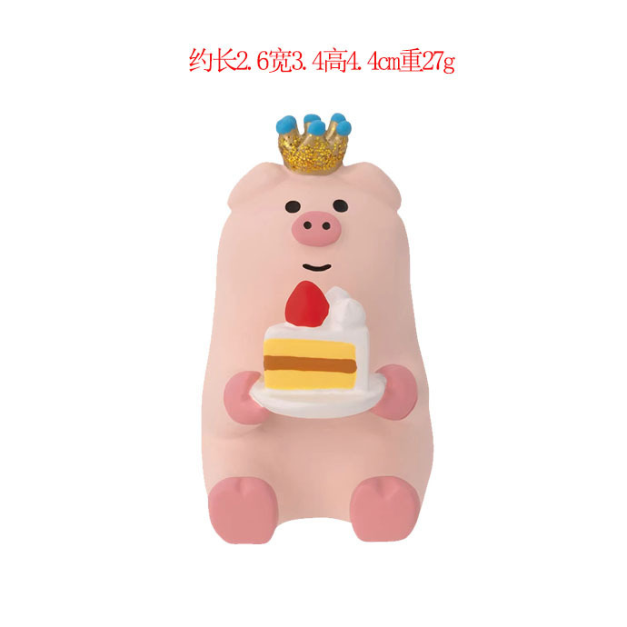 誕生日ケーキデコレーション小さな装飾品和風猫 ZAKKA 記念日ギフトトレンディな DIY ブラインドボックス樹脂工芸品|undefined