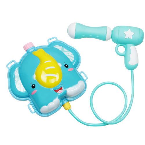 Children's Water Gun Toy Backpack Water Spray Gun Water Fight Gadget for Boys and Girls Pull-out Water Blasting Game Toy