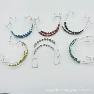 Dental oral braces decorative color complete with hook color fashion braces mini split braces factory direct sales