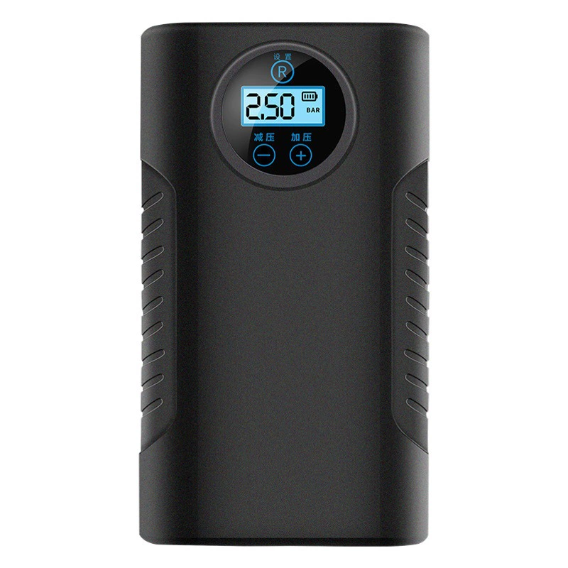 Автомобильный надувной насос Интеллектуальный цифровой дисплей Беспроводной надувной насос Ручной пистолет Портативный аварийный насос Электрический насос
