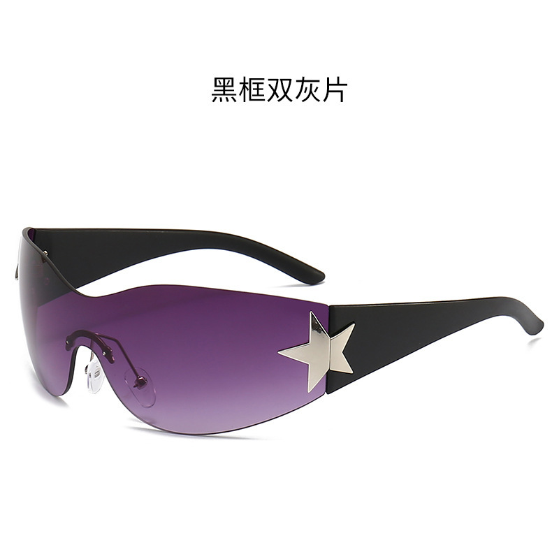 Marco negro doble pieza gris