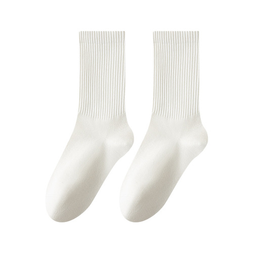 Niqueen 10A Antibacterial Cotton Socks for Girls - Summer Thin Crew Socks, 100% Cotton, Boneless Socks, Suitable for Autumn and Winter