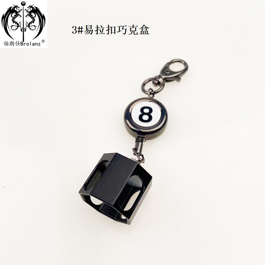 Octagon sombrero fácil hebilla caja de chocolate puede aumentar reducir la caja de polvo de chocolate pequeño uso exquisito y conveniente 3