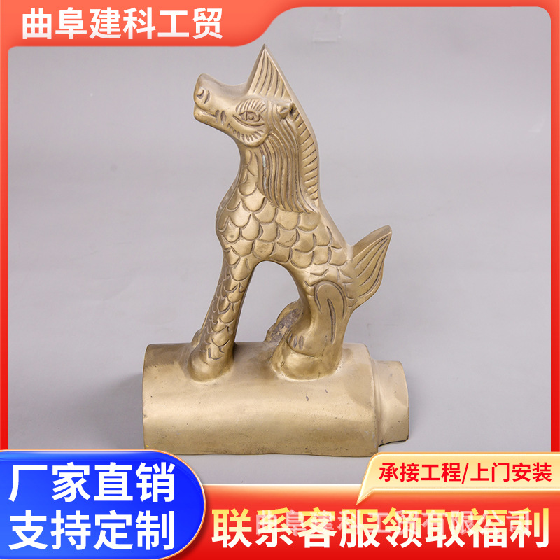 仿古建筑大殿仿古套兽 仿古园林亭子屋面套兽 仿古套兽