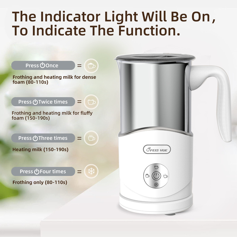 Shangfei Sf-Mf1002 Separate Multifunctional Milk Frother - Cappuccino - Latte - Heating and Mixing Cold Milk Machine