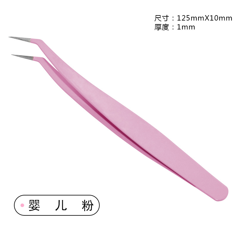 (저렴한 행 가방) 가벼운 핑크 골드 깃털 클립