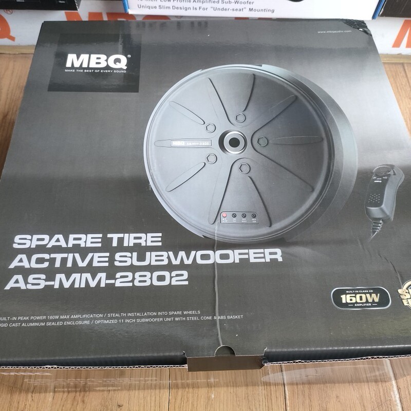 Mbq Car Active Spare Tire Cannon Comes with Amplifier Subwoofer Car Audio