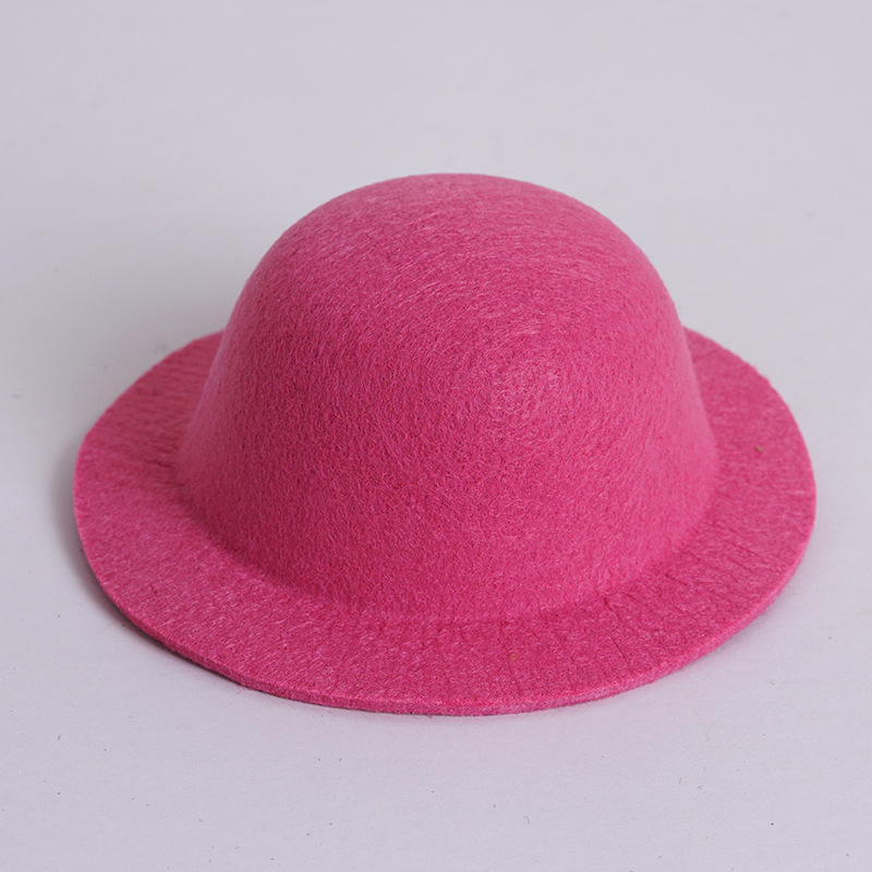 Labu nuevo sombrero de feltero abierto sombrero de cúpula sombrero accesorios de moda sombrero mini sombrero muñeca