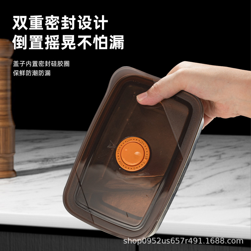純チタン製鮮度保持弁当箱 大容量 ピクニック 家庭用 食品グレード弁当箱 仕事用 アウトドア カスタム収納 密閉容器|undefined