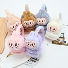 拉布布冬季卡通可爱兔子毛绒耳罩学生儿童防冻护耳朵保暖耳暖耳套