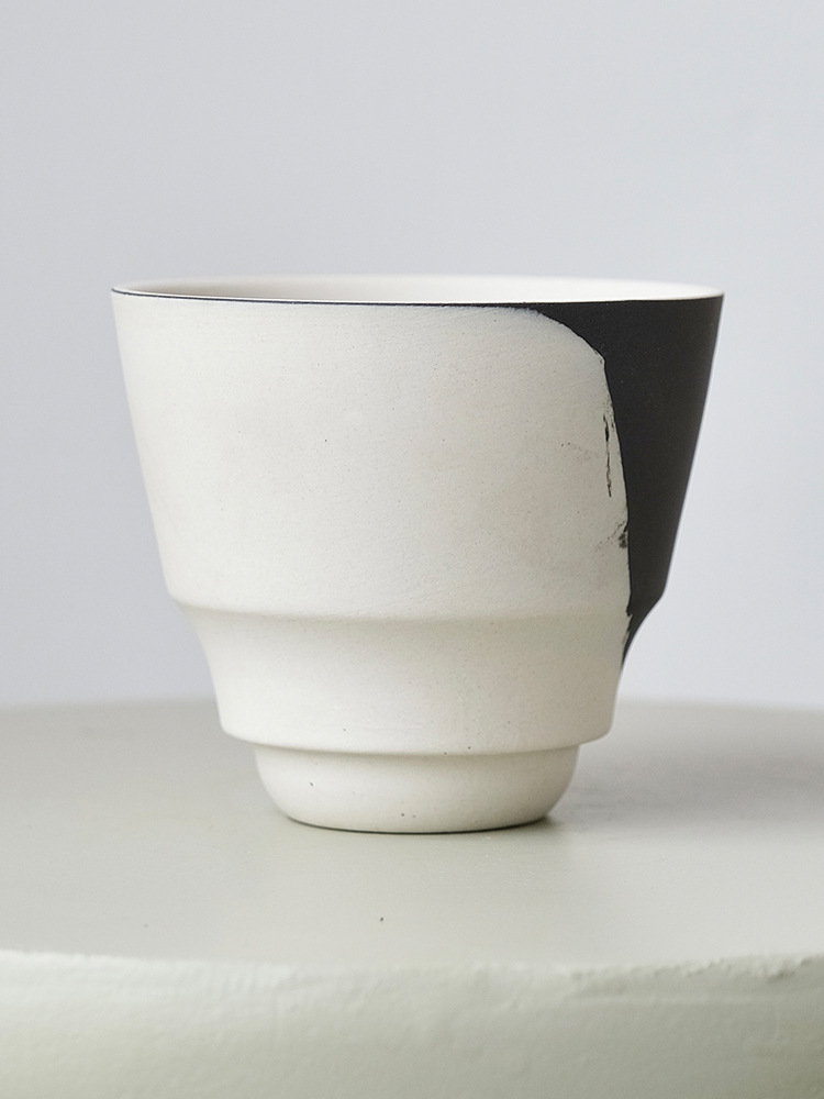 Nordic White Ceramic Succulent Pot Minimalist Flower Planter_voghion.com