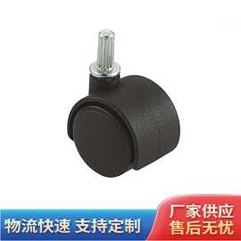 1寸脚轮1.5寸滑轮2寸万向轮无刹车刹车塑料轮家具置物架直纹轮子