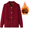 Burgundy, fleece