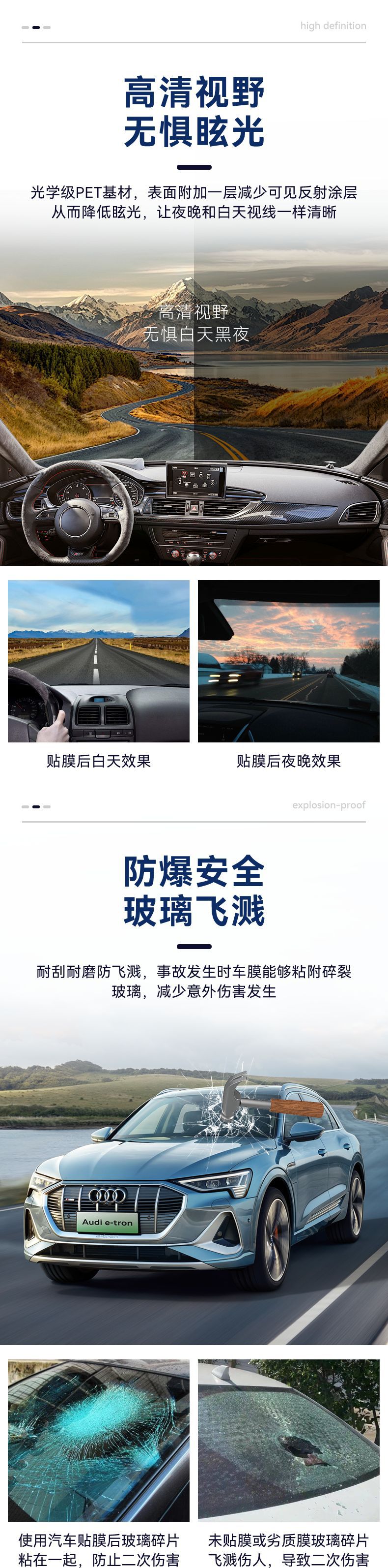Single Silver Magnetically Controlled Reflective Solar Film Car Film Heat Insulation Sun Protection Explosion-Proof Car Window Factory Direct Cross-Border E-Commerce