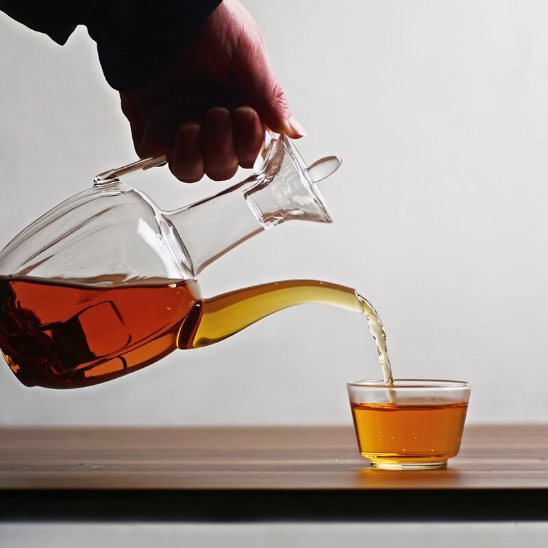 Vidrio resistente al calor, imitación de la olla de la concubina Song, estufa de cerámica eléctrica para el hogar, tetera de vidrio de borosilicato, tetera de espuma