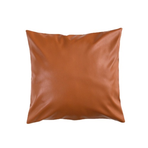 Soft imitation cowhide, light luxury pillowcase leather texture, lumbar pillow, living room sofa, technology cloth cushion, imitation leather cushion