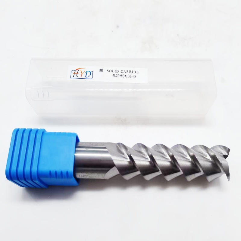 长刃钨钢铝用铣刀  整体合金铝专用3刃立铣刀6*75/100/120/150