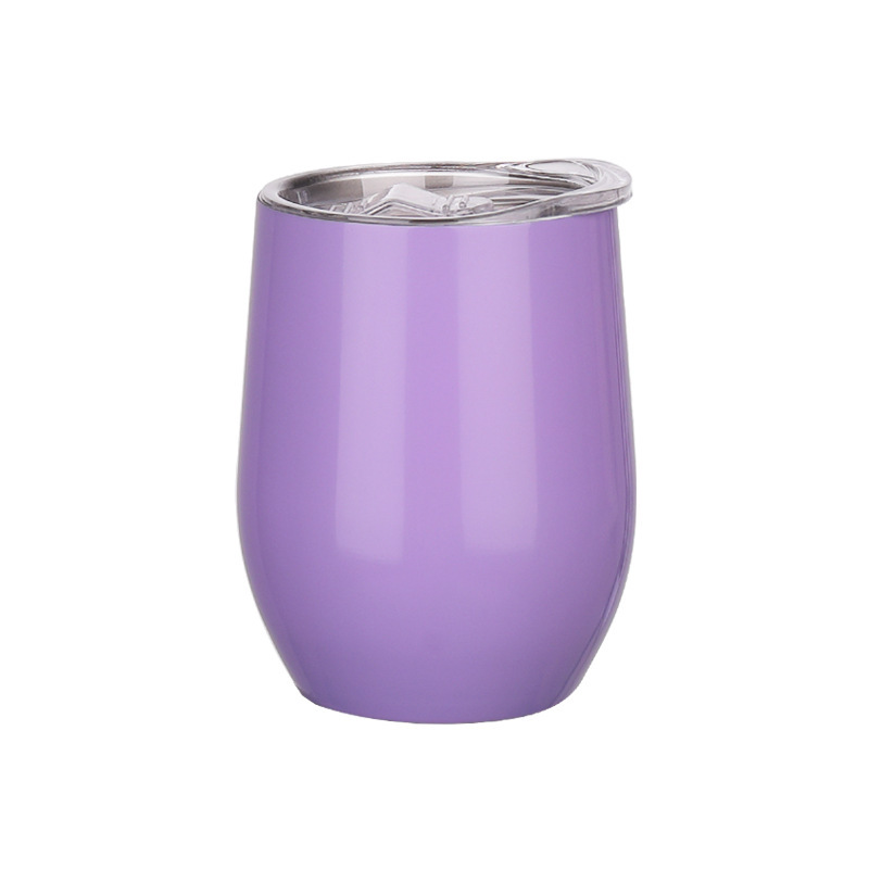 Taza de huevo de acero inoxidable 304 12oz taza de cerveza vacío taza de cáscara de huevo transfronteriza taza de agua portátil al por mayor