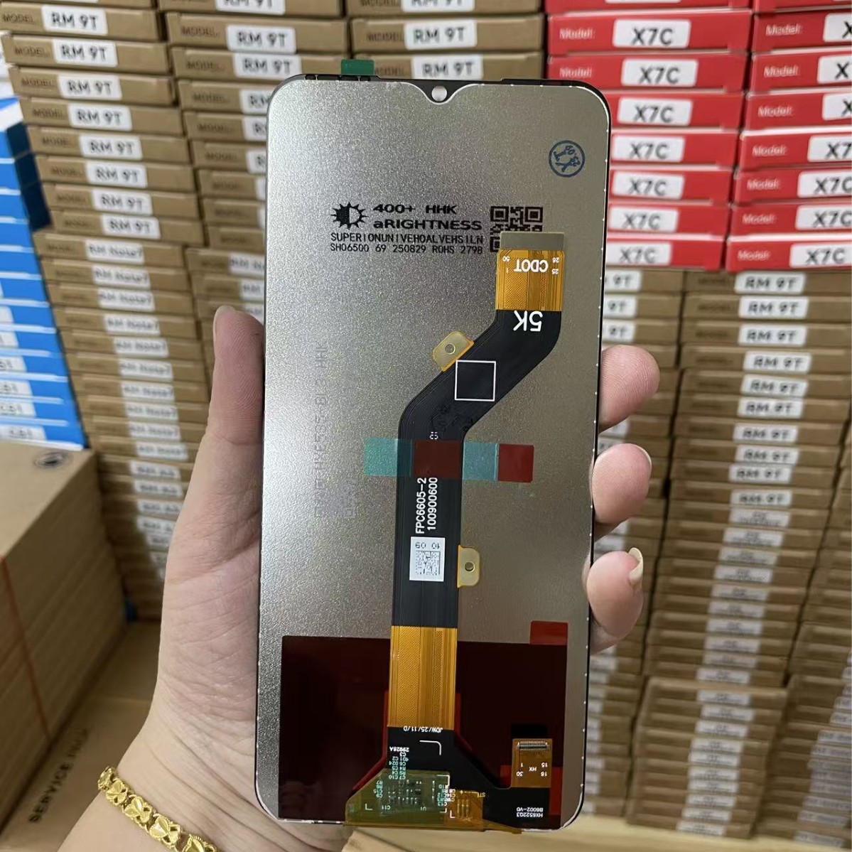 Aplicable a tecno spark8c conjunto de pantalla de pantalla LCD móvil spark go 2022 / kg5 pantalla