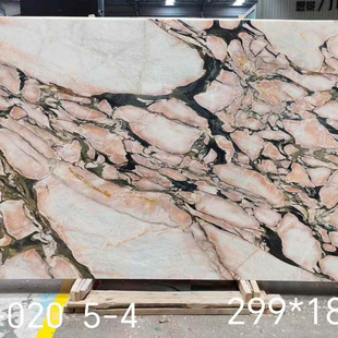 Panda Pink Luxury Stone Custom Italian Coffee Table Marble Dining Table Cabinet Surface Background Wall Natural