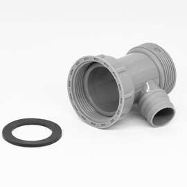 跨境洗菜盆溢水管三通接头 厨房单水槽下水管配件洗碗池排水代发