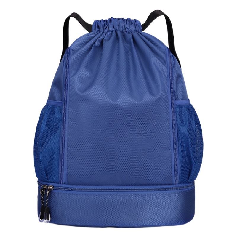 En stock bolsa de cordón de baloncesto al aire libre bolsa de lazo mochila de viaje para hombres y mujeres bolsa de baloncesto deportivo ligero