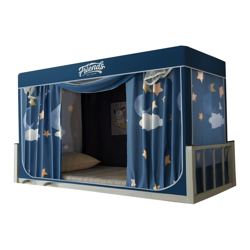 Mosquiteros estudiantiles dormitorio cortina de cama todo incluido en una cama individual especial cortina de sombra de luz