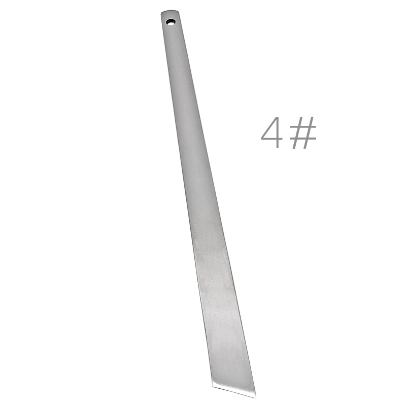 Stainless steel oblique pedicure knife