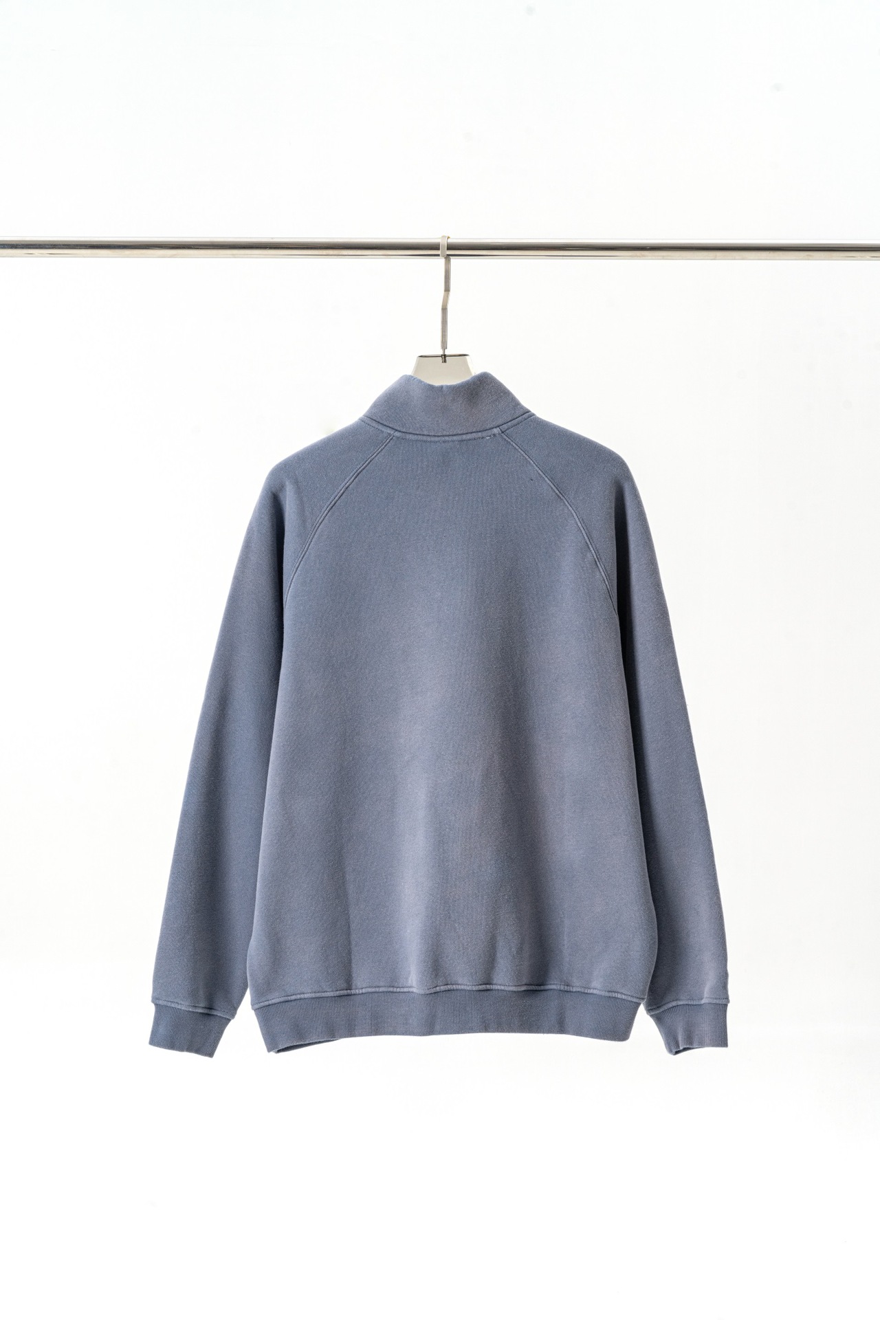 Men's Sweatshirt Half Zip Raglan Sleeve Oversize Sweater Jacket_voghion.com