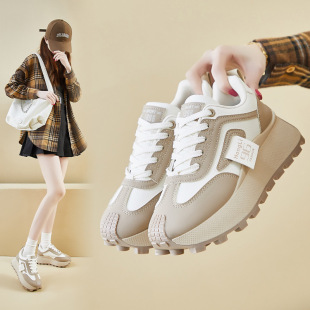 Ins Korean version of the new Torre Shoes women 2025 spring students sports running casual thick-soled increased XFK875-1