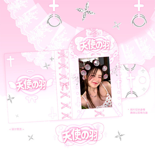 Card Album Star Chasing Photo Card Storage Album Wowka Original Cowboy Style 3-inch Star Film Album Polaroid Hollow Photo Card