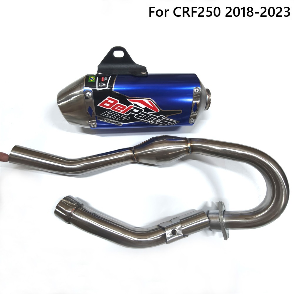 Exhaust pipe – Motuoche Modified for - k3-crf250-fifth-generation-blue
