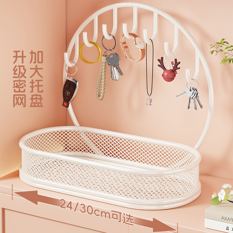 玄関キーホルダートレイフック装飾品クリエイティブデスクトップアクセサリー収納と整理靴キャビネット収納ラック|undefined