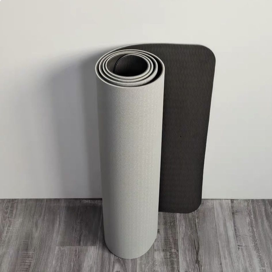 Big Sale Tpe Odorless Double-Sided Non-Slip Shock-Absorbing Men's Professional Fitness Mat Women's Weight Loss Skipping Rope Aerobics Yoga